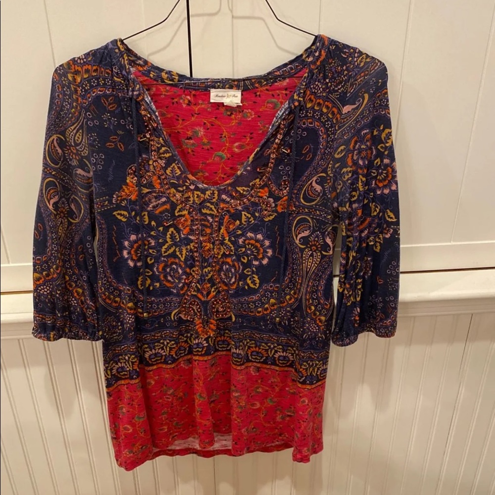 Meadow Rue Anthropologie top